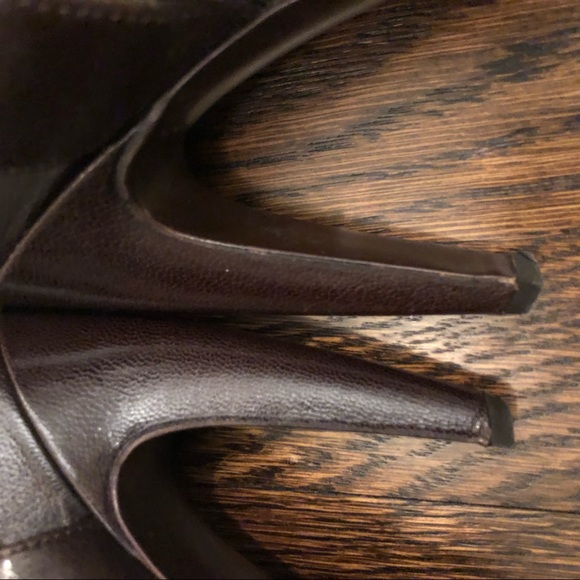 SERGIO ROSSI Leather and Elastic High Heel Sandal - Picture 5 of 7